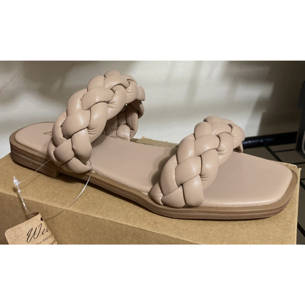 Double Braided Strap Sandals Sz 6